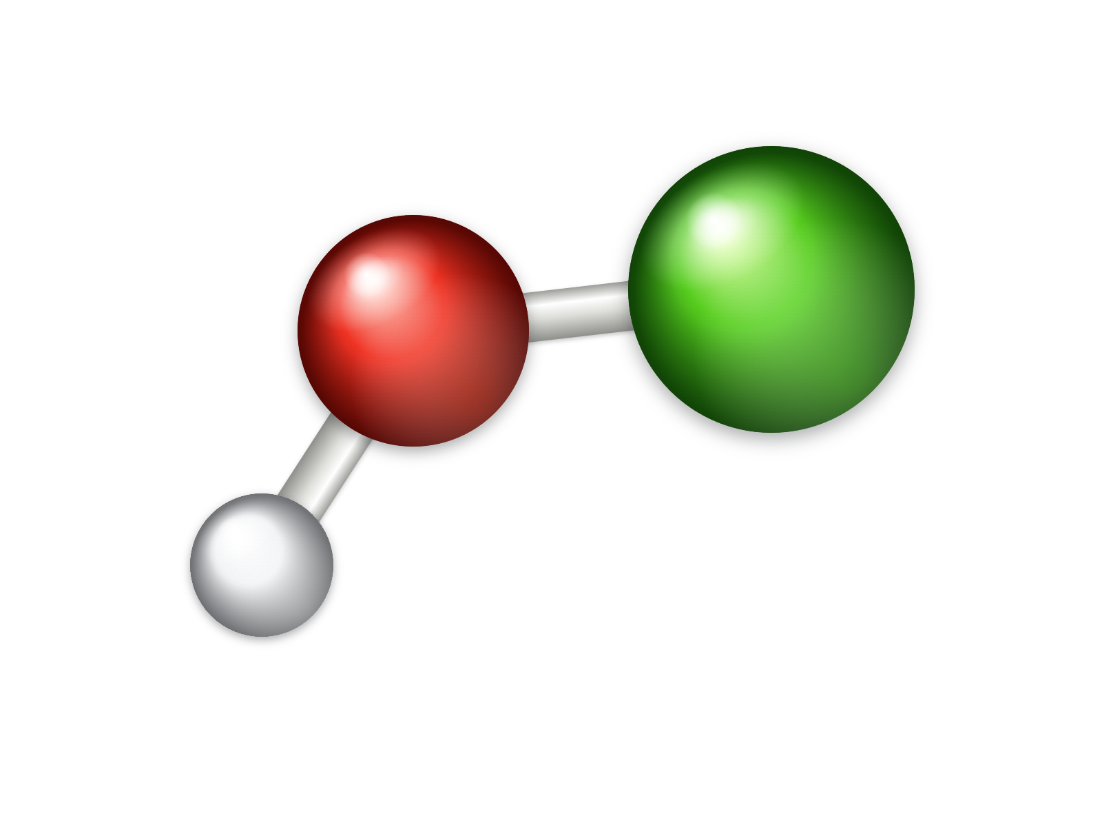 HOCl molecule